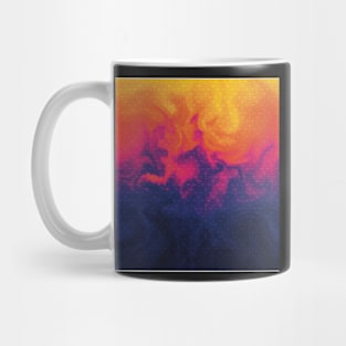 Flower pattern on colorful background Mug